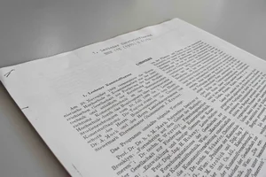 Das Programm der 1. Leobener Kunststofftagung in den Berg- und Hüttenmännischen Monatsheften © Kunststofftechnik Leoben Das Programm der 1. Leobener Kunststofftagung in den Berg- und Hüttenmännischen Monatsheften © Kunststofftechnik Leoben